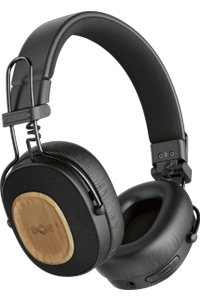 House of Marley Wireless On-Ear Headset Positive Vibration Riddim Black