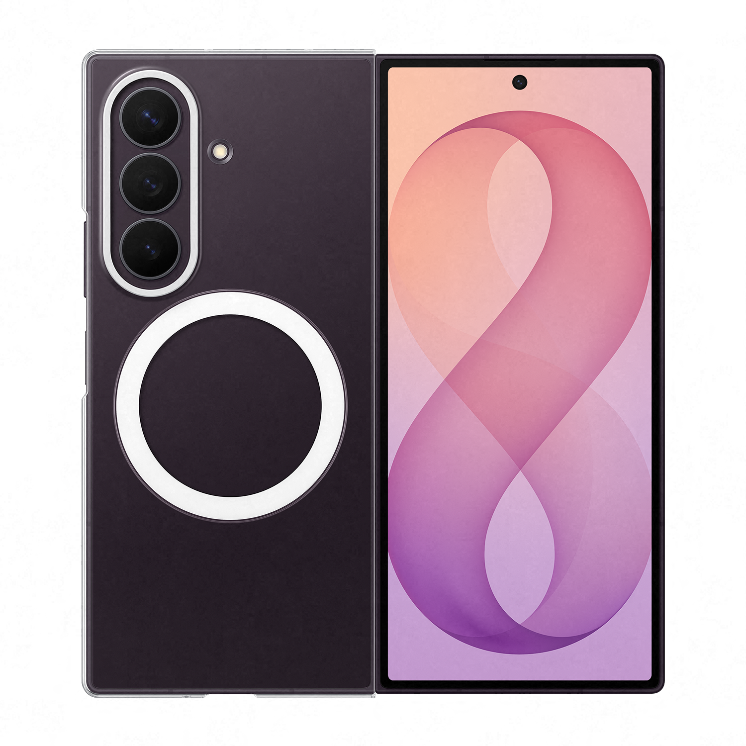 Samsung Galaxy Z Fold8 Clear Magnet case